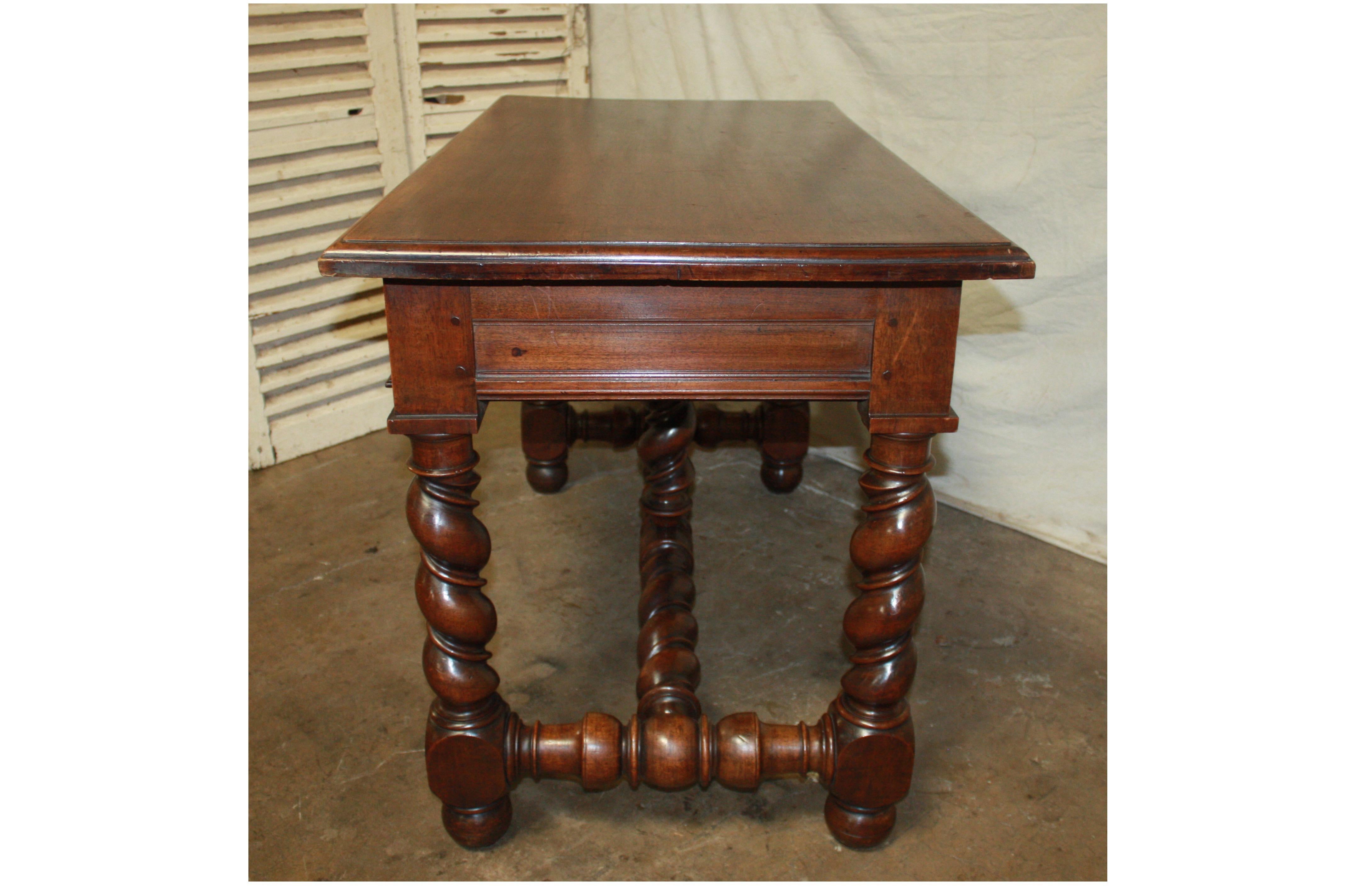 French 19th Century Writing Table In Good Condition In Stockbridge, GA