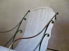 French 19th Century Wrought Iron Rocking Chair