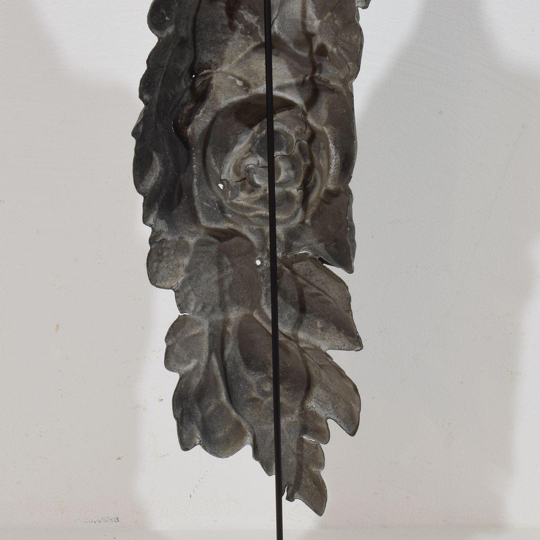 French 19th century Zinc Architectural Ornament For Sale 9