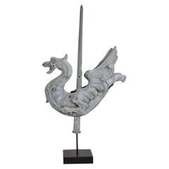 French 19th Century Zinc Dragon Weathervane