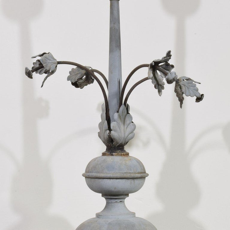 French 19th Century Zinc Roof Finial with a Dove For Sale at 1stDibs