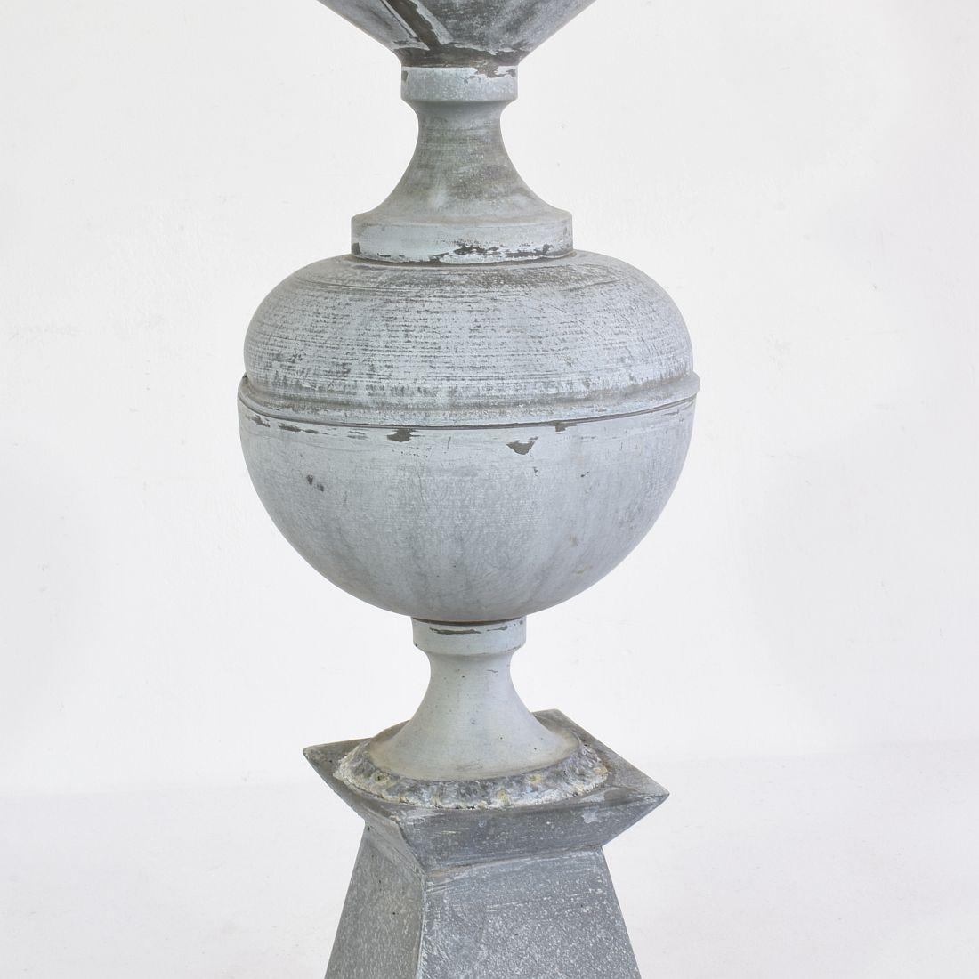 French 19th Century Zinc Roof Finial with a Dove 10