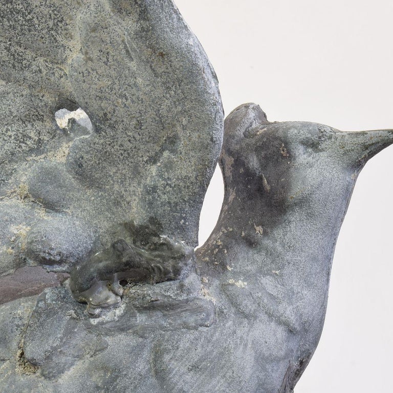 French 19th Century Zinc Roof Finial with a Dove at 1stDibs