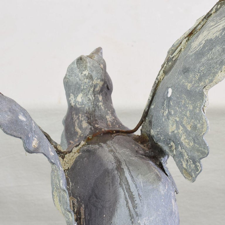 French 19th Century Zinc Roof Finial with a Dove at 1stDibs