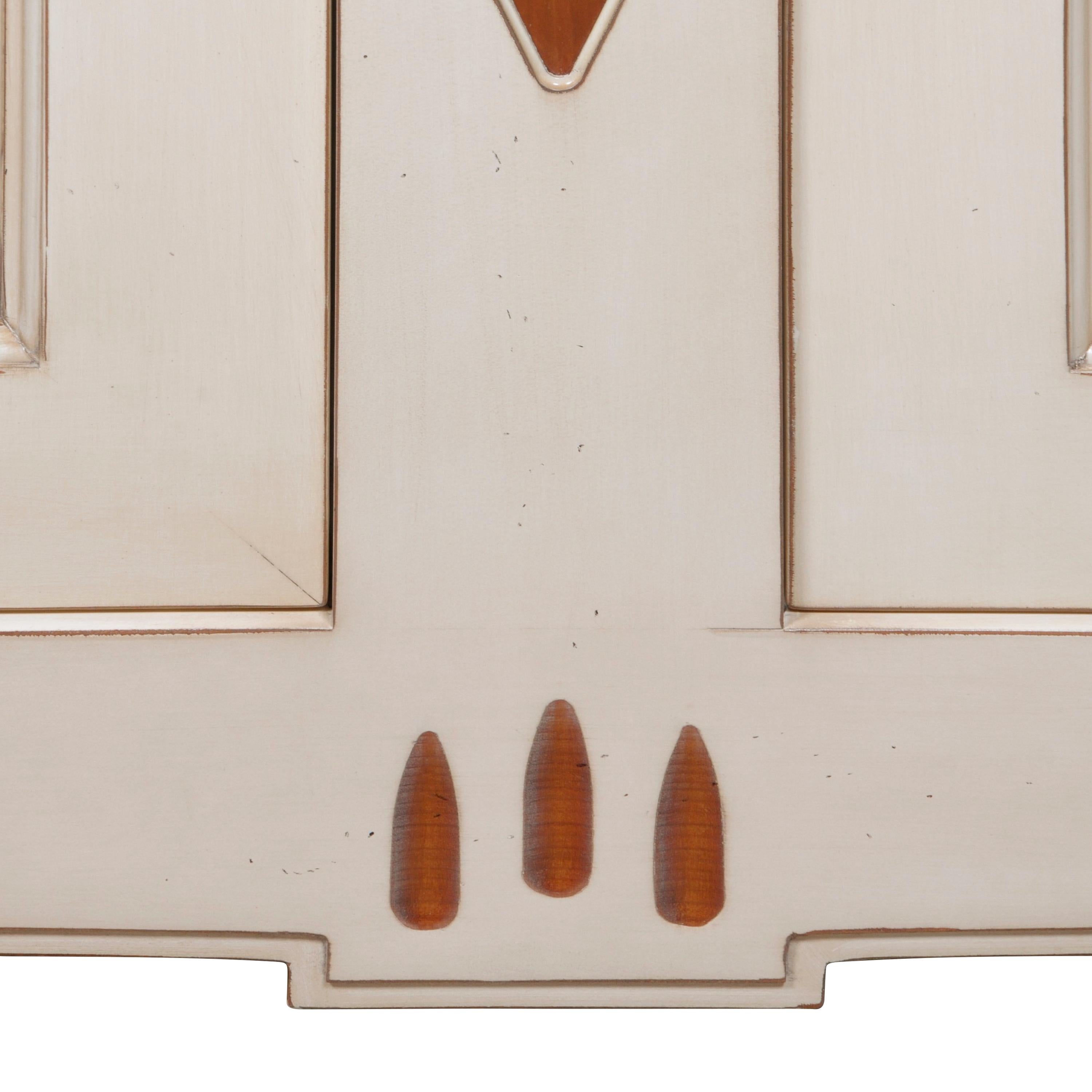 Sideboard mit 2 Türen aus Kirschbaumholz mit Charme, 100 % Made in France im Angebot 1