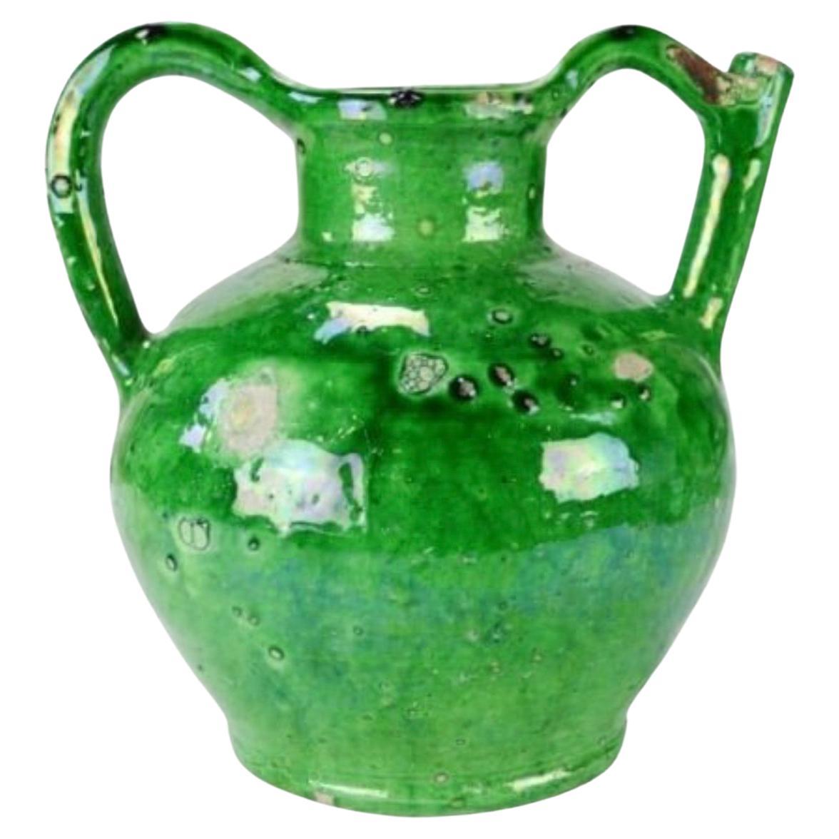 French 2-Handled Pitcher, 19th Century For Sale