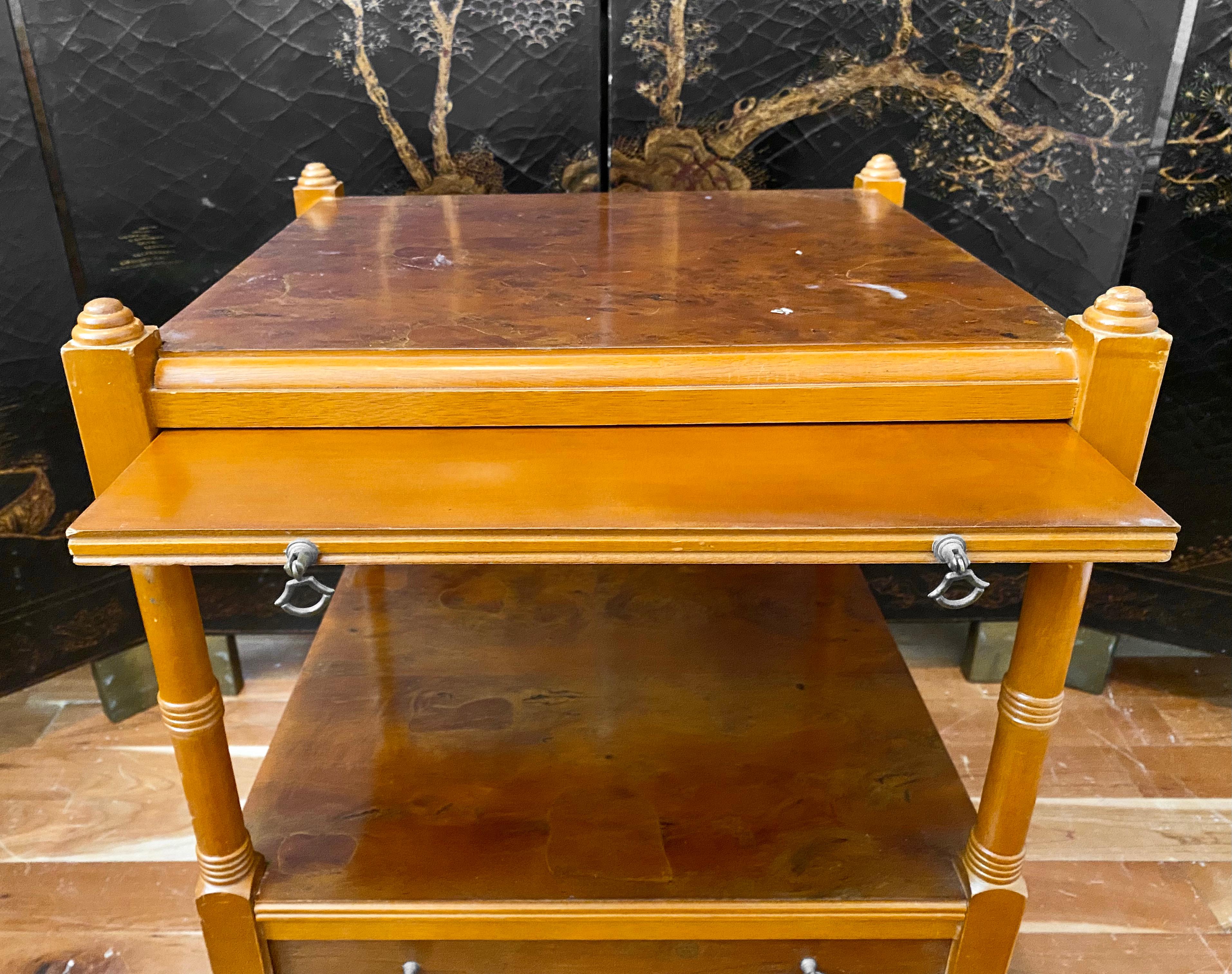 French 2-Tier Table For Sale 8