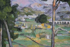Tapisserie d'Aubusson du XXe siècle – Le Mont Sainte-Victoire, Paul Cézanne – N° 1665