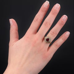 French, 20th Century 1, 17 Carat Certified Natural Ruby 18 Karat Yellow Gold Ring
