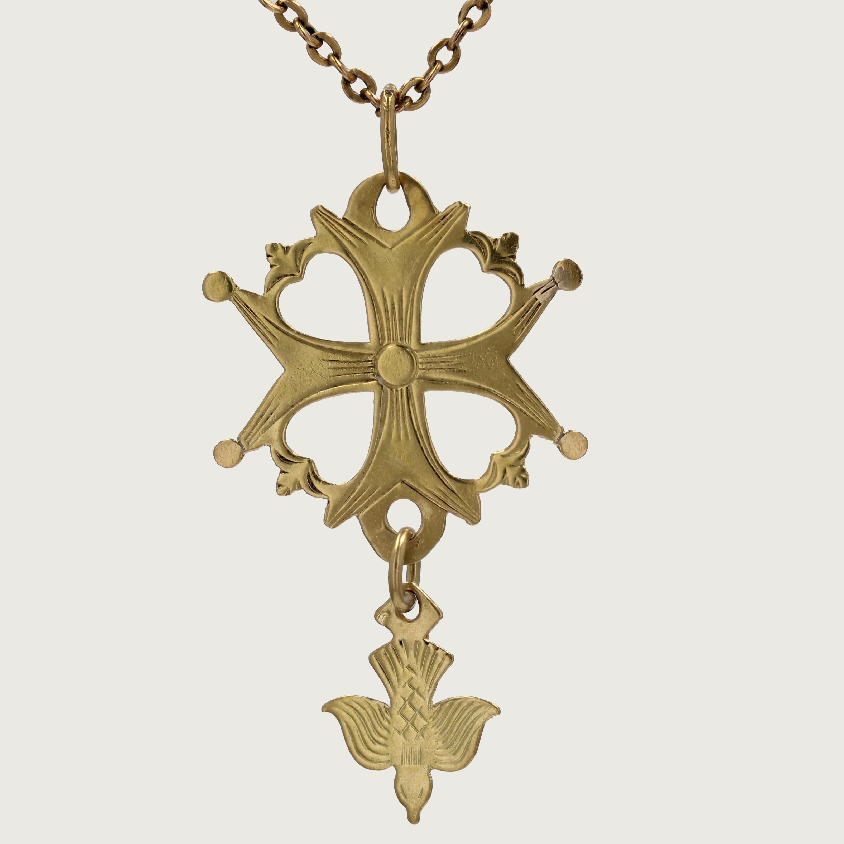 huguenot cross necklace