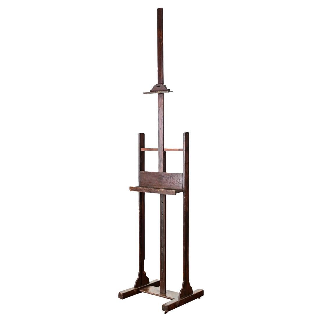 French 20th Century Adjustable Artist’s Easel