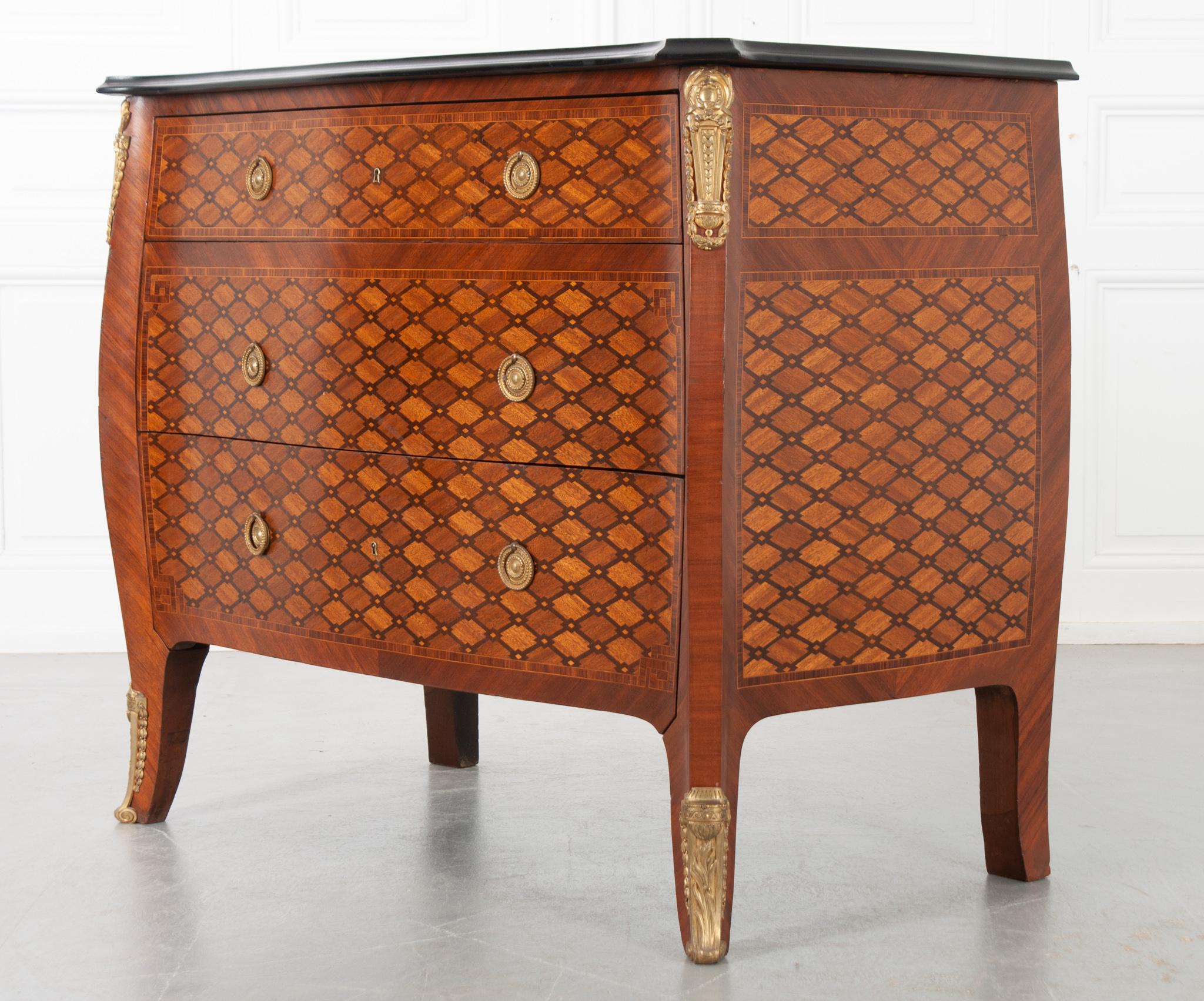 Louis XV French 20th Century Bombay Commode