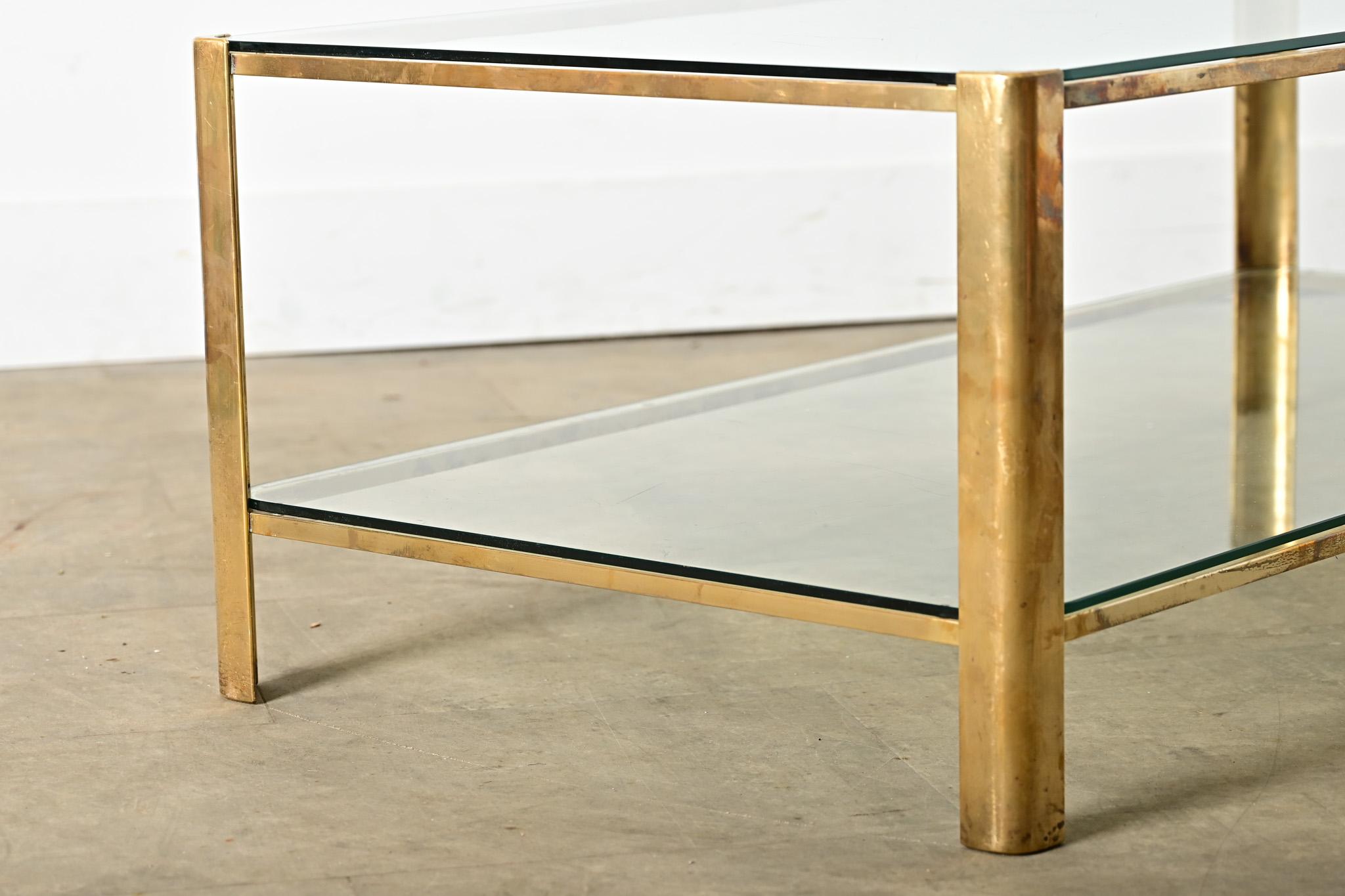 Cast French 20th Century Bronze Cocktail Table by Boncz For Sale