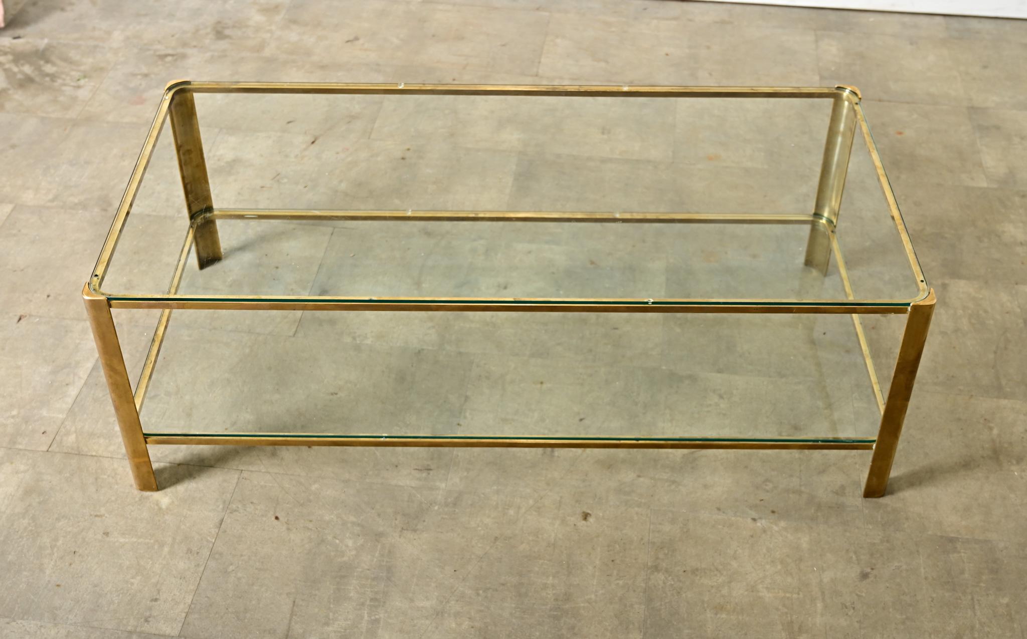 French 20th Century Bronze Cocktail Table by Boncz For Sale 1