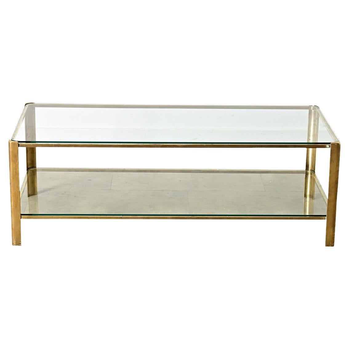 French 20th Century Bronze Cocktail Table by Boncz For Sale