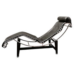 French 20th Century Chaise Longue Le Corbusier by Charlotte Perriand