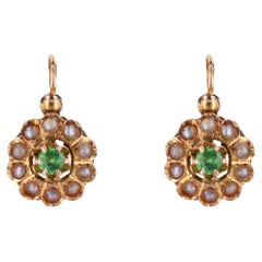 Tsavorite Drop Earrings