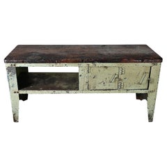 French 20th Century Industrial Work Bench