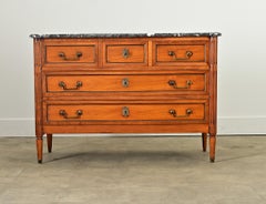 French 20th Century Louis XVI Style Fruitwood Commode
