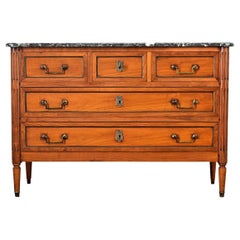 Commode francese del XX secolo in stile Luigi XVI, in legno di frutto