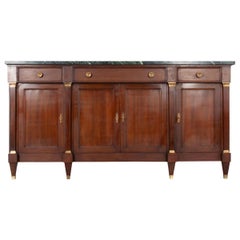 French 20th Century Mahogany Empire-Style Enfilade