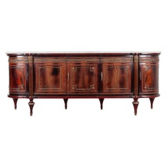 French 20th Century Mahogany Enfilade