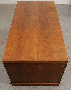 French 20th Century Oak Art Deco Parson Desk