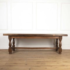 French 20th Century Oak Refectory Table