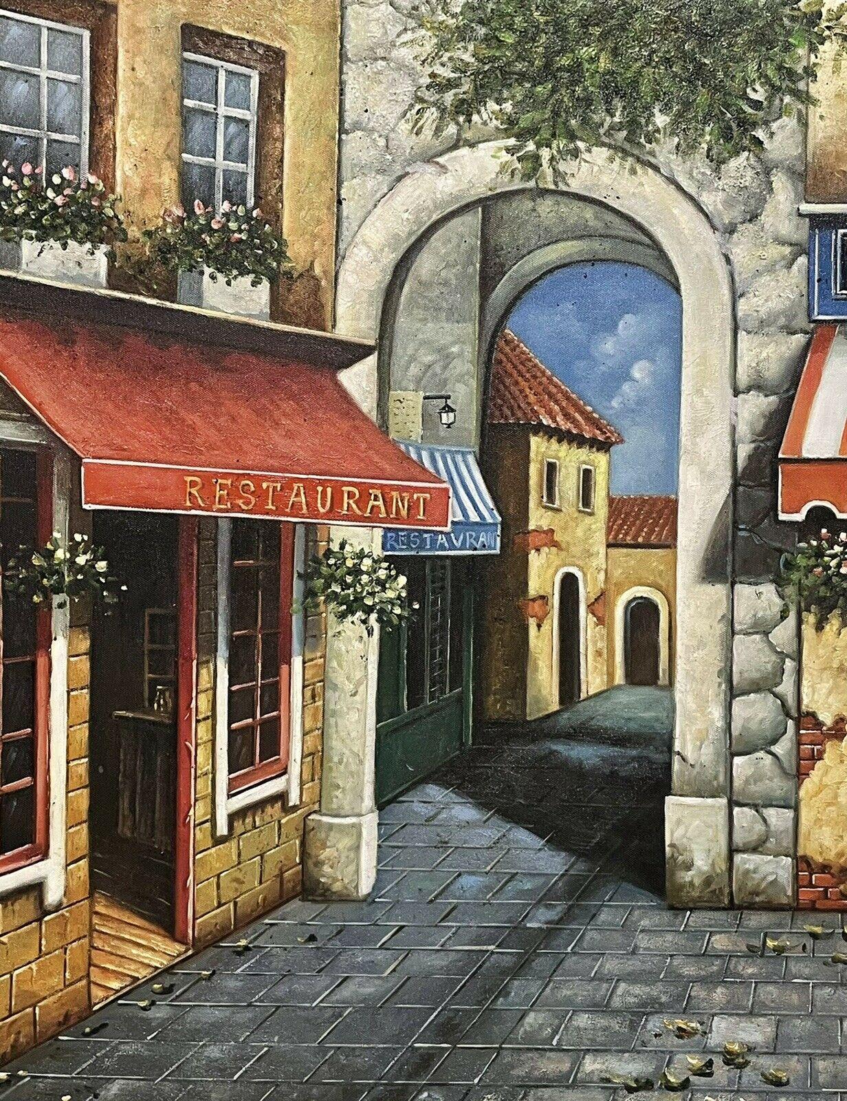 french cafe paintings on canvas