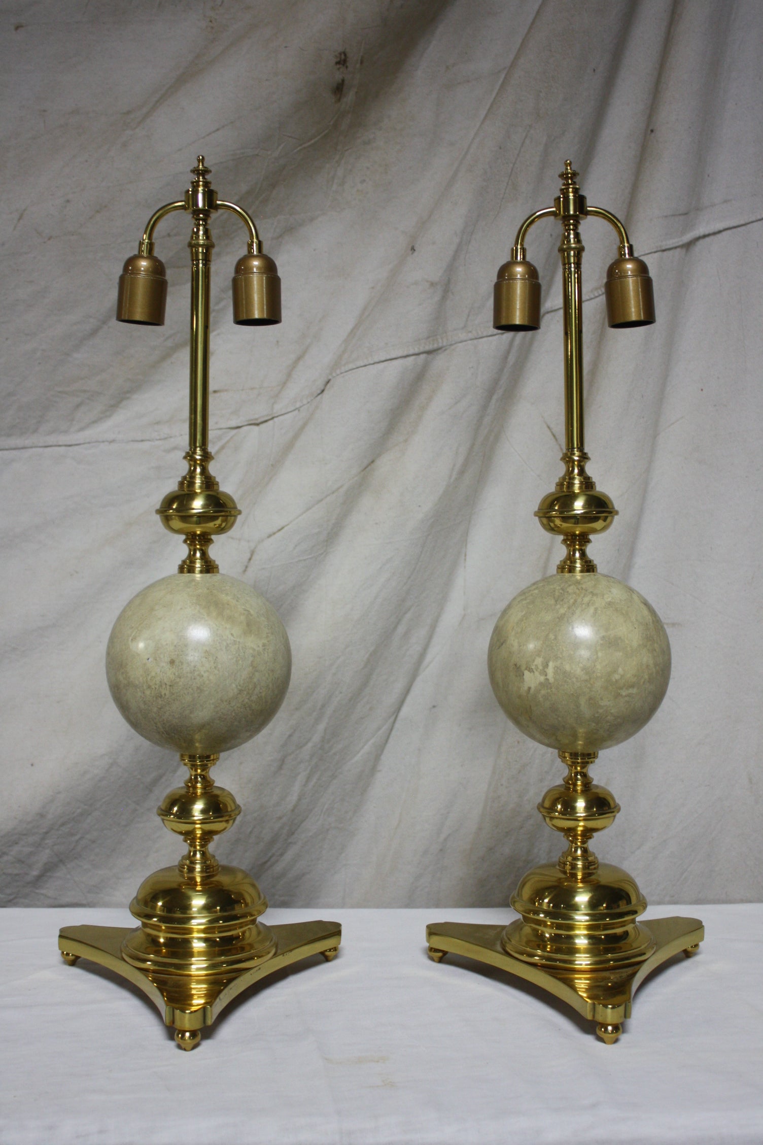 Paar Lampen, Frankreich, 20. Jahrhundert im Angebot 1