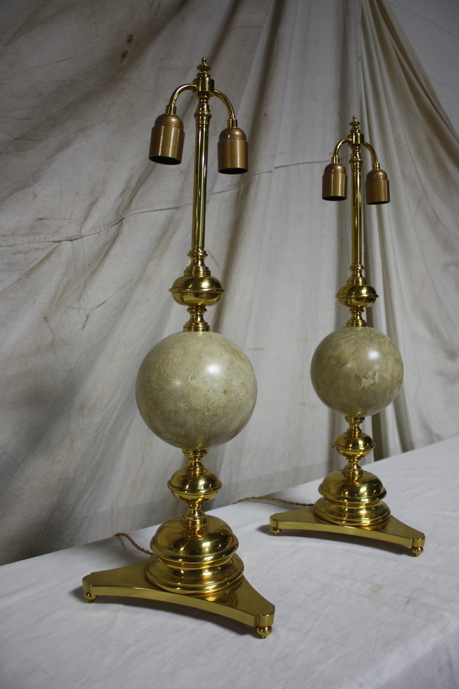 French, 20th Century, Pair of Lamps For Sale 3