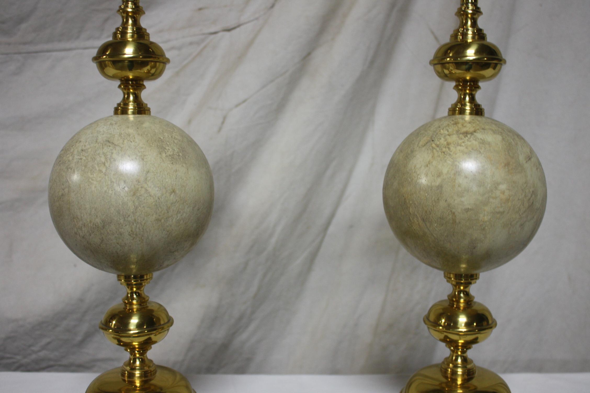 French, 20th Century, Pair of Lamps For Sale 4