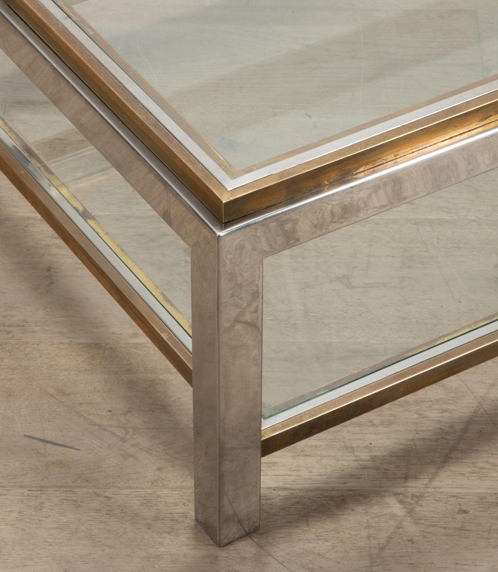 French 20th Century Signed Willy Rizzo Coffee Table 1