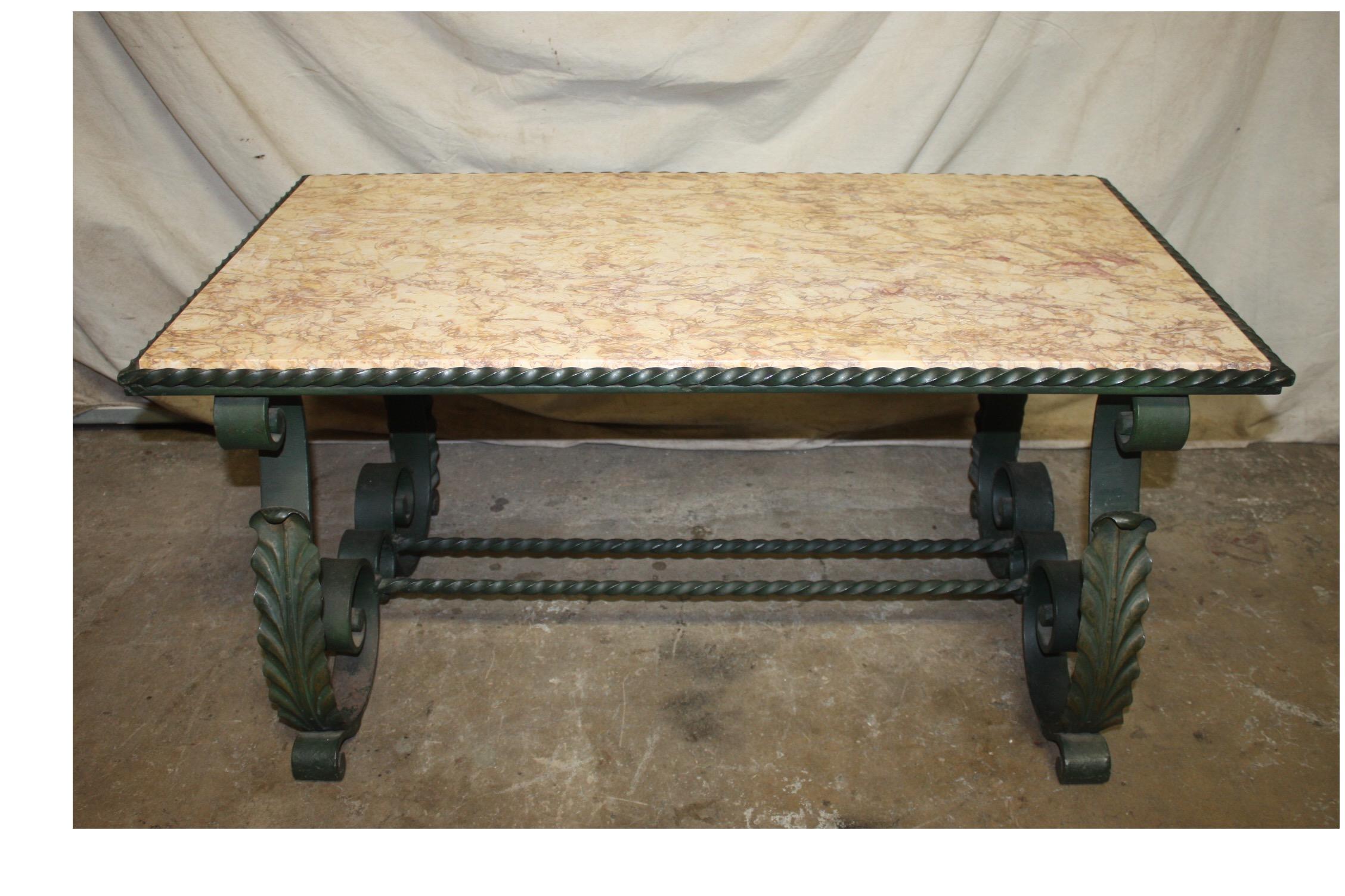 French 20th Century Sofa Table 2