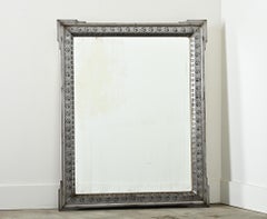 French 20th Century Steel Frame Mirror