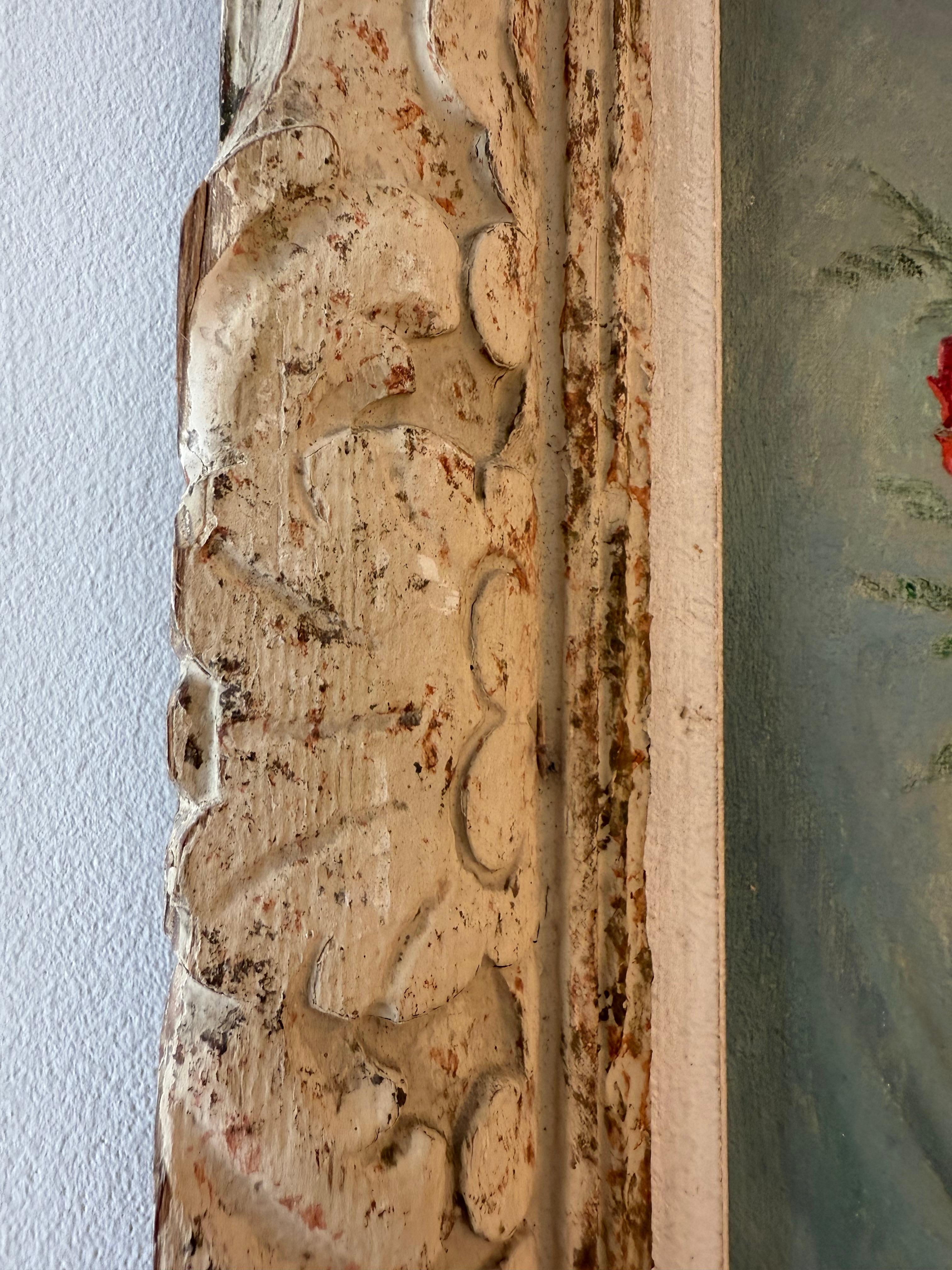 20ième siècle Nature morte française du 20e siècle, peinture de fleurs en vente