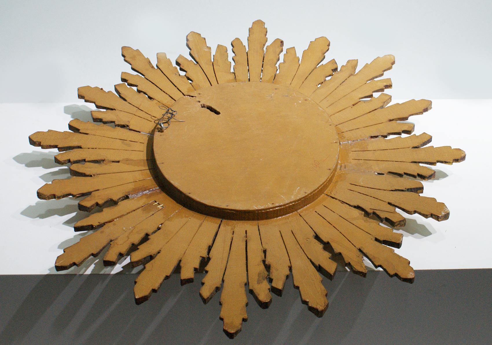 Late 20th Century French 20th Century Sunburst Mirror