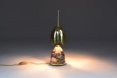 French 20th Century Vintage Marble Lamp, 1980s