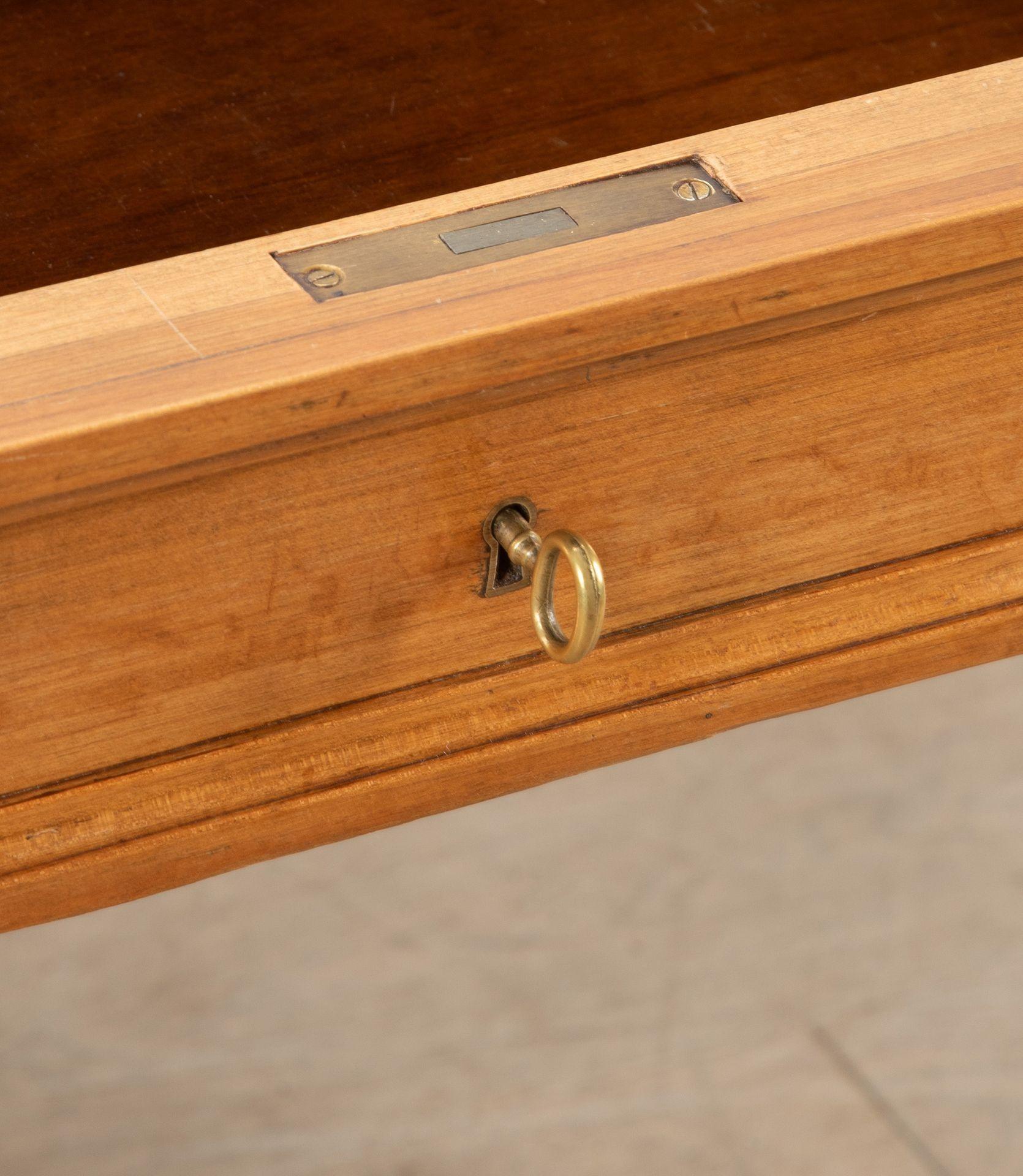 French 20th Century Walnut Desk and Chair 7