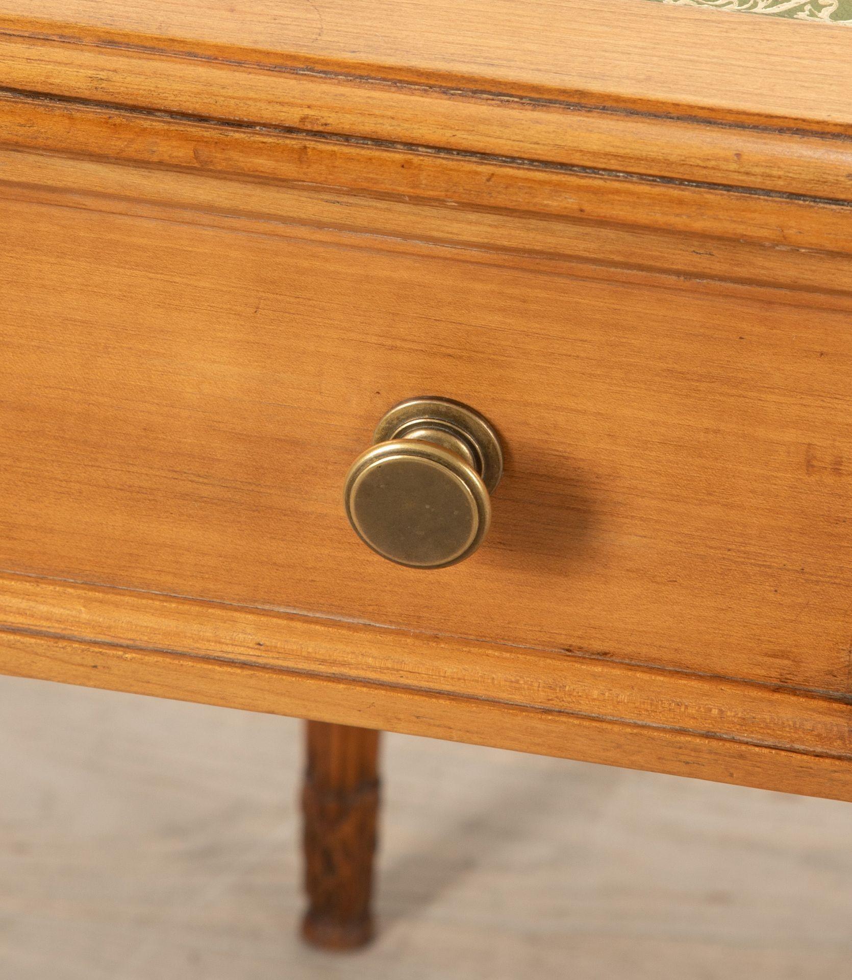 French 20th Century Walnut Desk and Chair 8