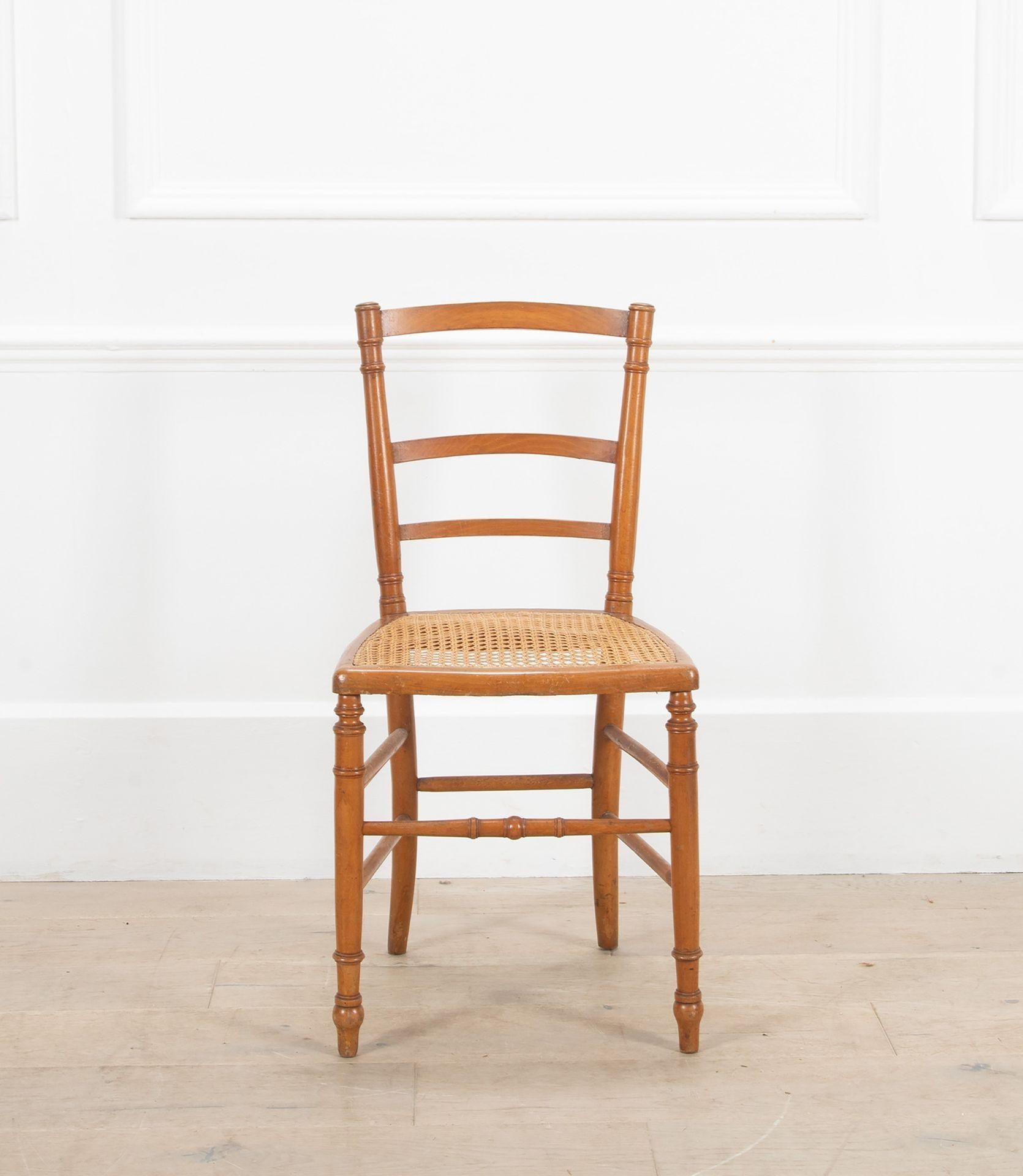 French 20th Century Walnut Desk and Chair 10