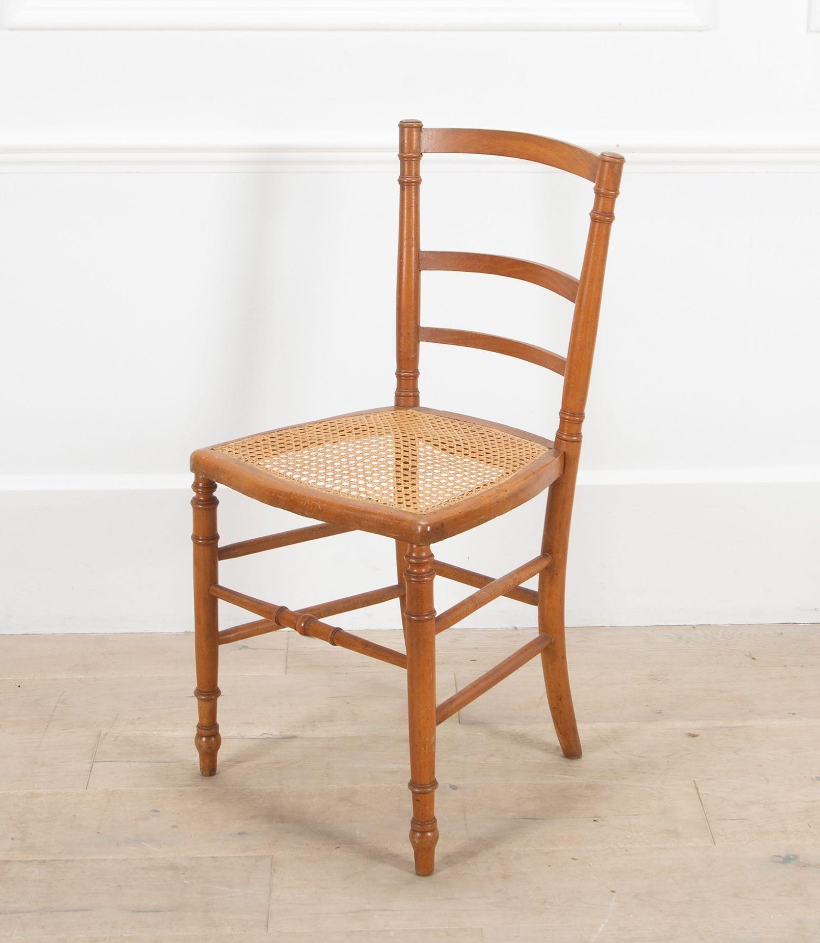 French 20th Century Walnut Desk and Chair 11