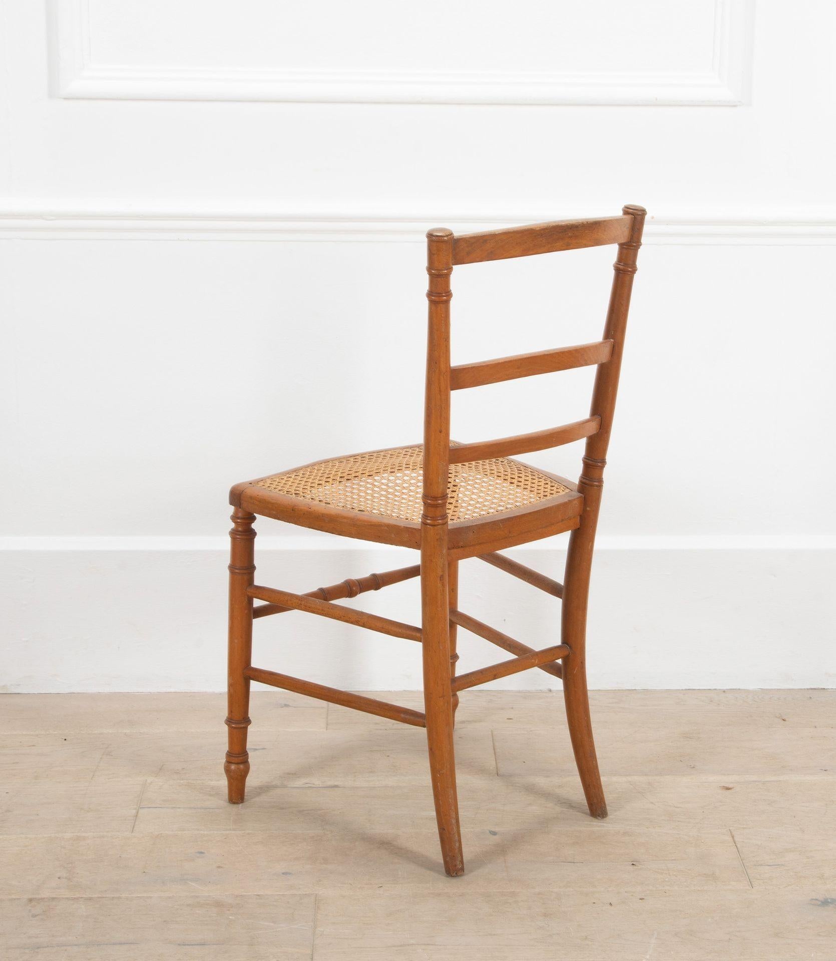 French 20th Century Walnut Desk and Chair 12