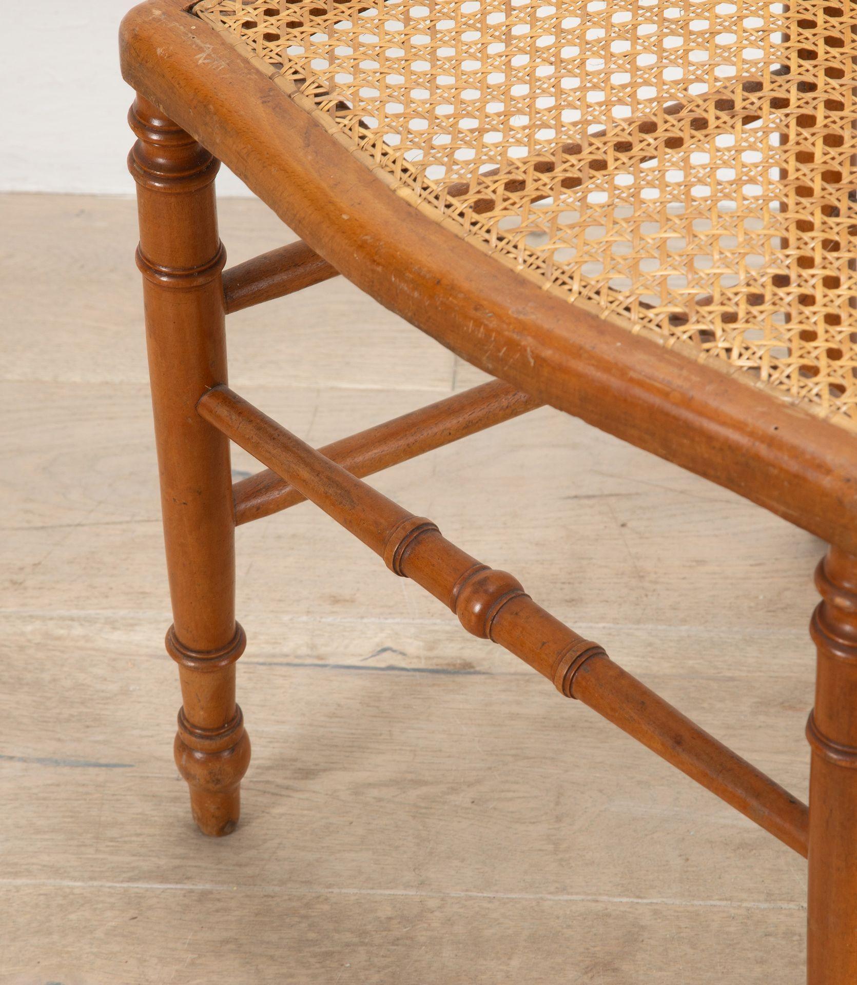 French 20th Century Walnut Desk and Chair 14