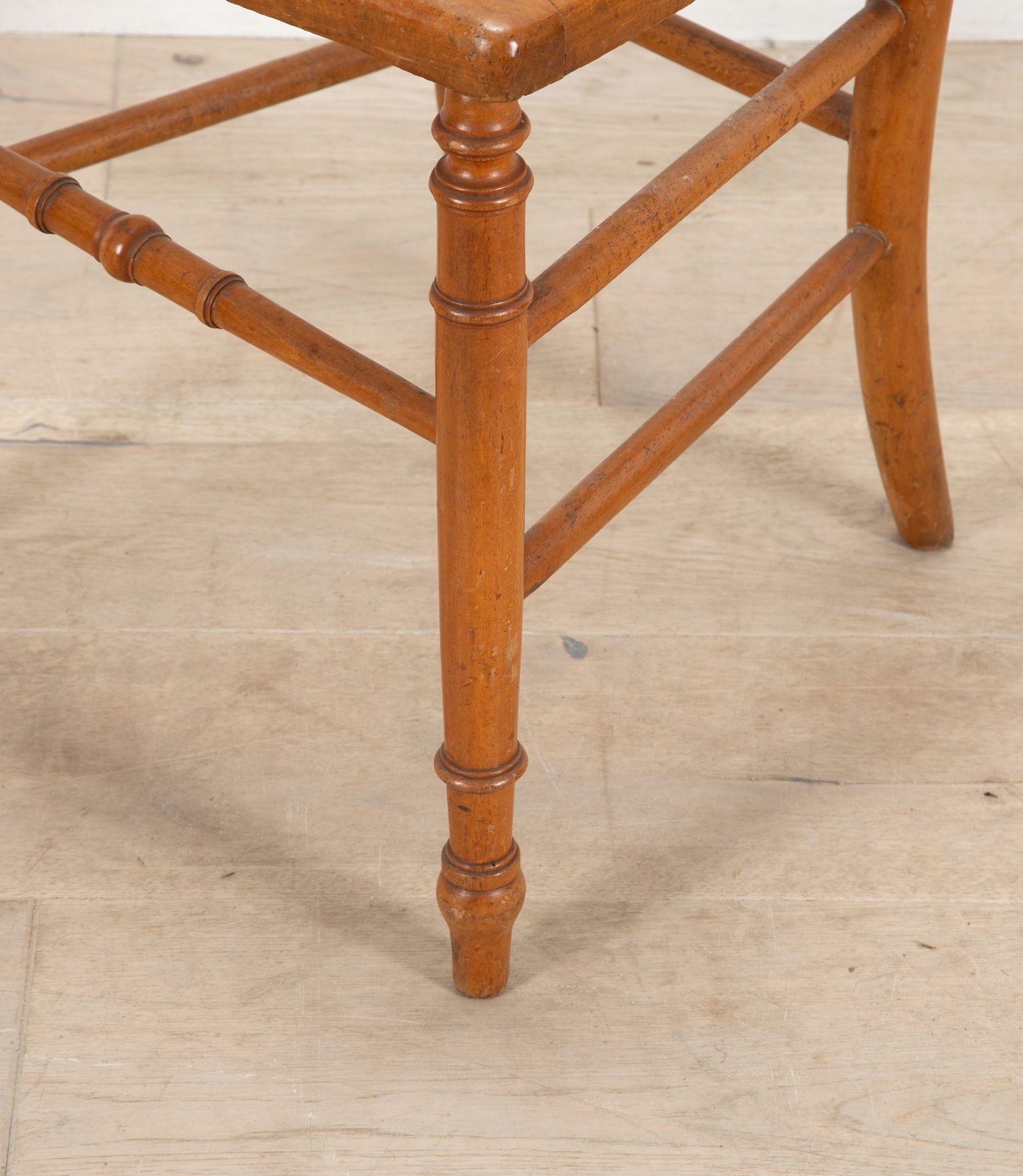 A French 20th Century walnut bureau plat desk with three inset leathers and tooled decoration.
Plus an elegant chair with cane seat.