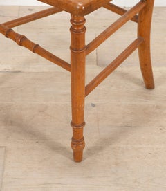 French 20th Century Walnut Desk and Chair
