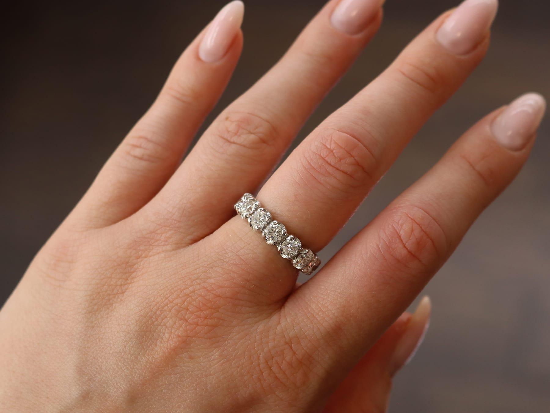 10 carat eternity band