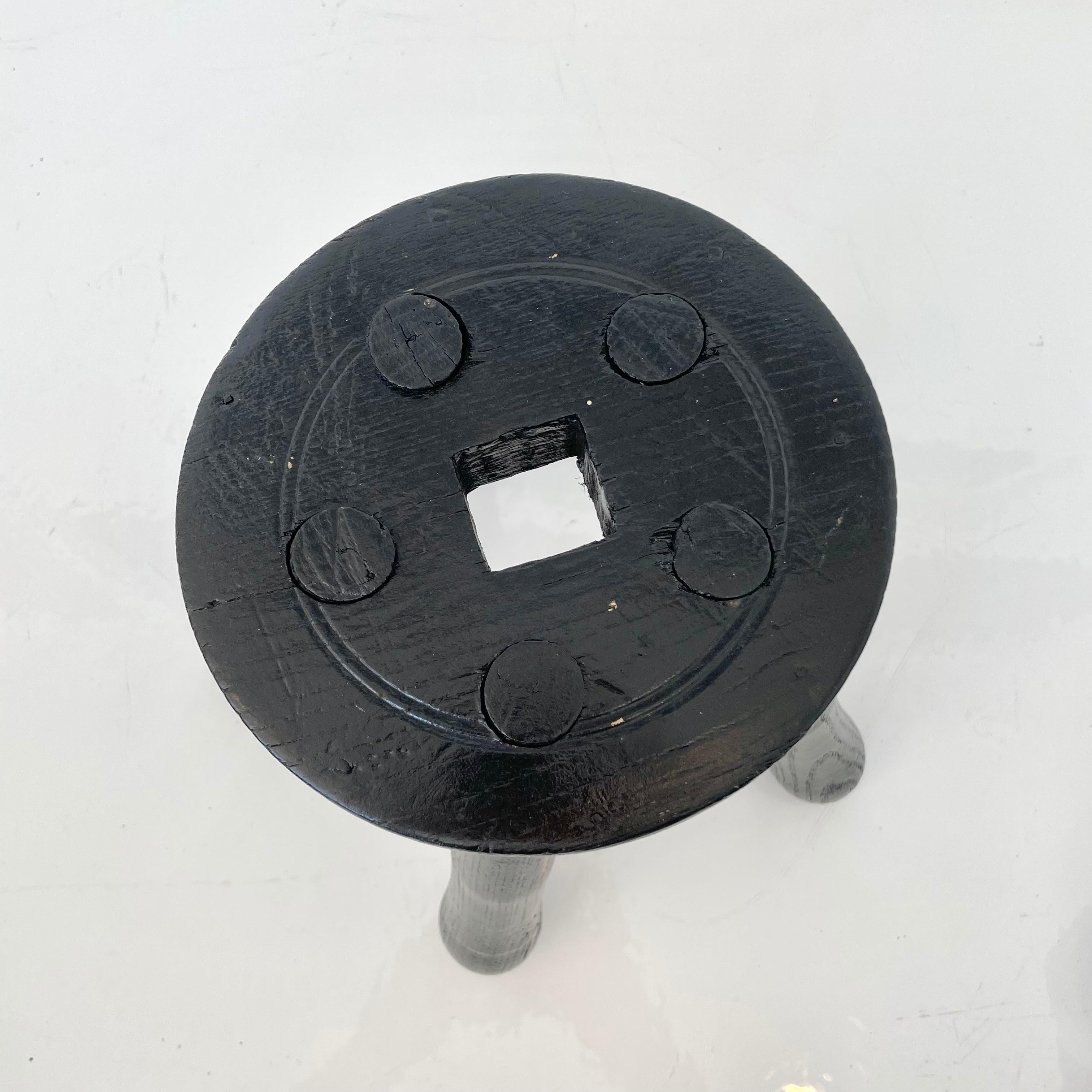 Mid-20th Century French 5 Legged Stool