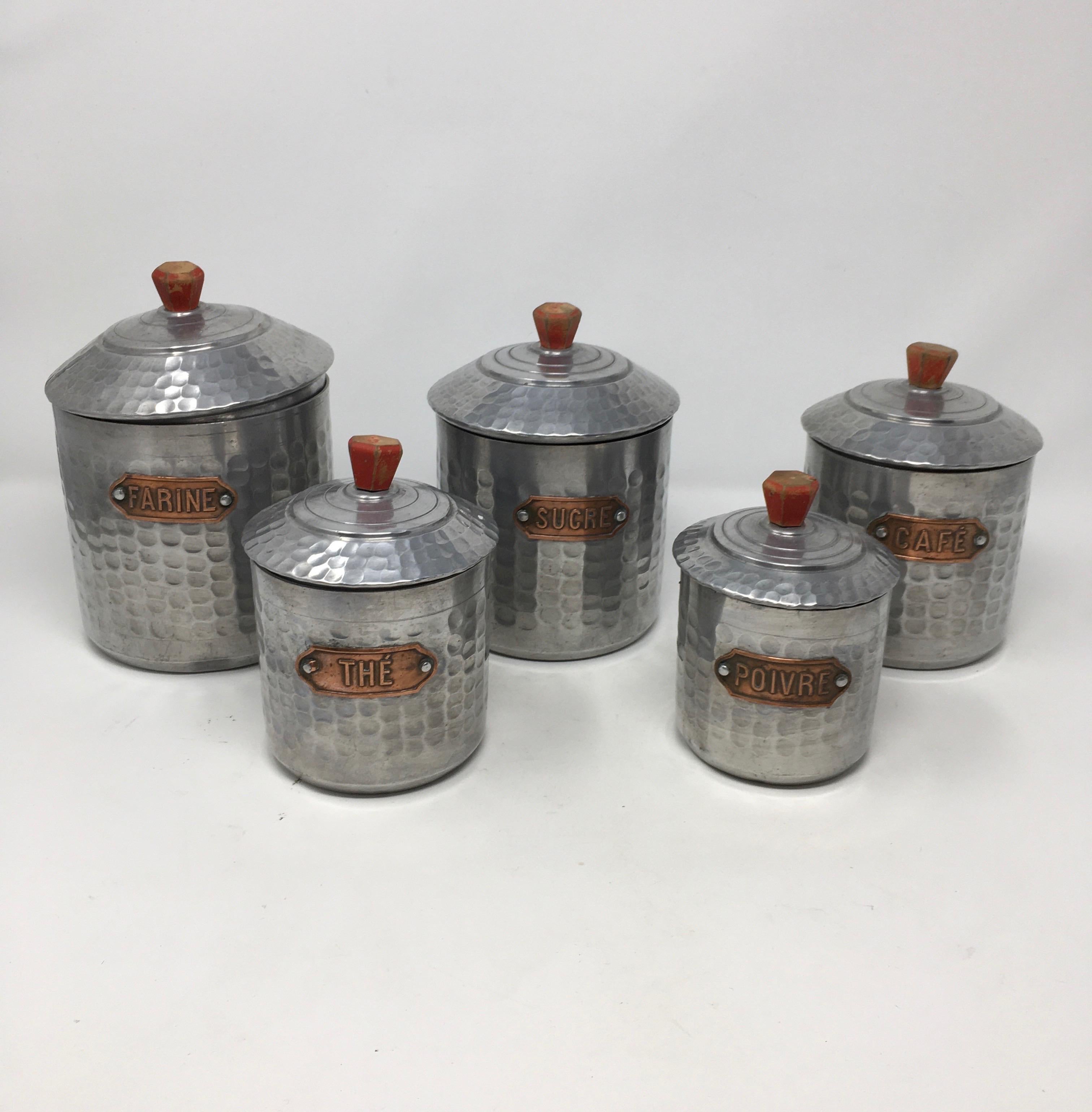 French 5-Piece Canister Set 10