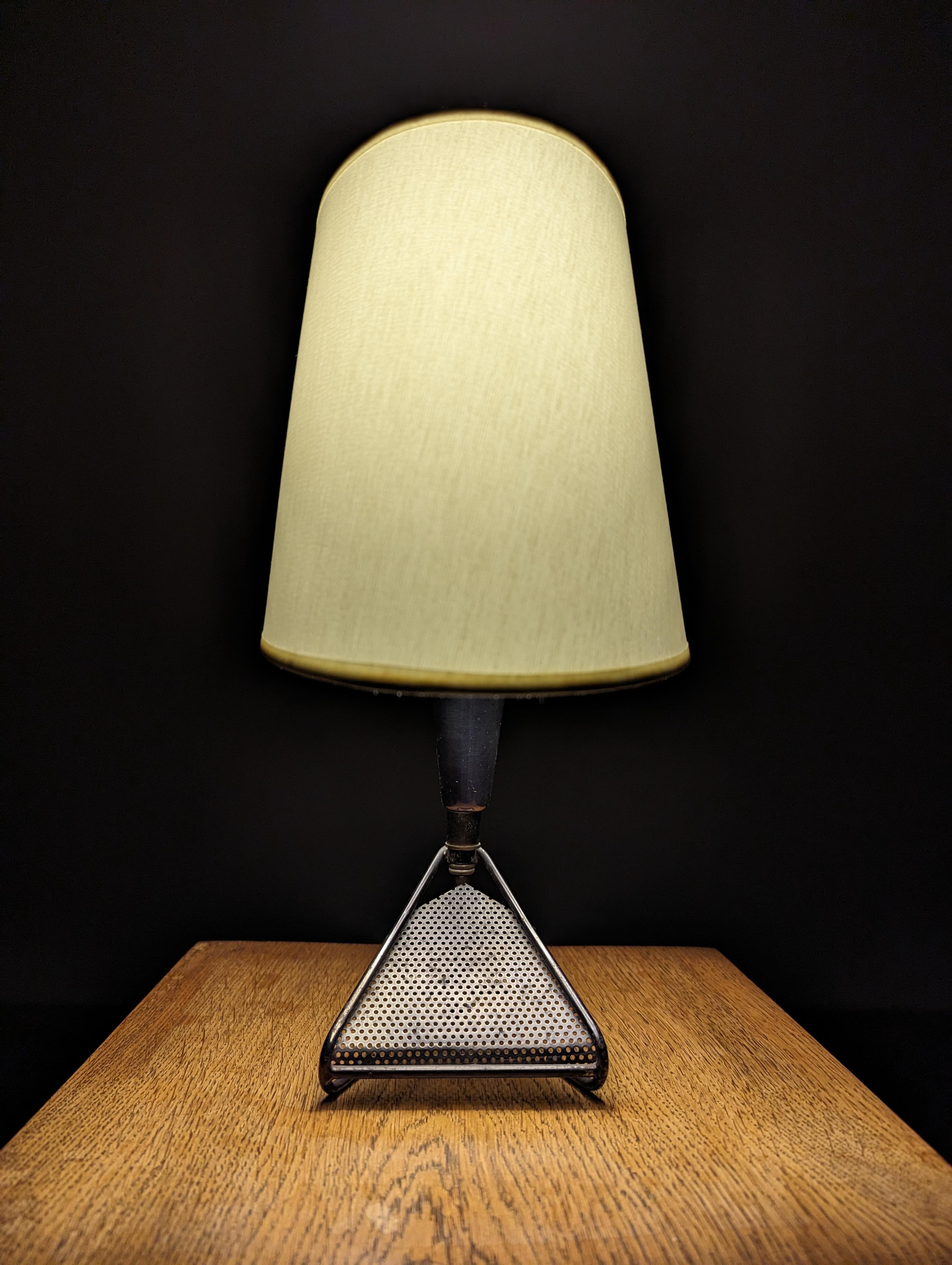 French 50's table lamp by Maison Arlus For Sale 4